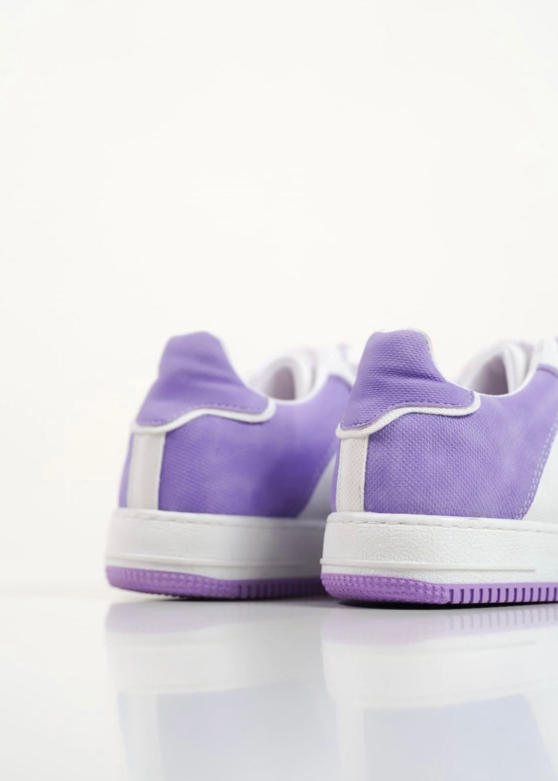 508 WOMEN Trainers Lace Up White & Lilac New Arrival