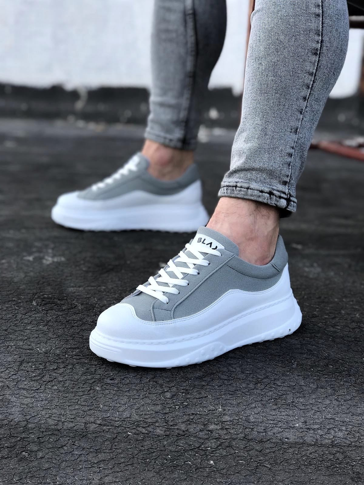 507 Mens Trainers Grey & White