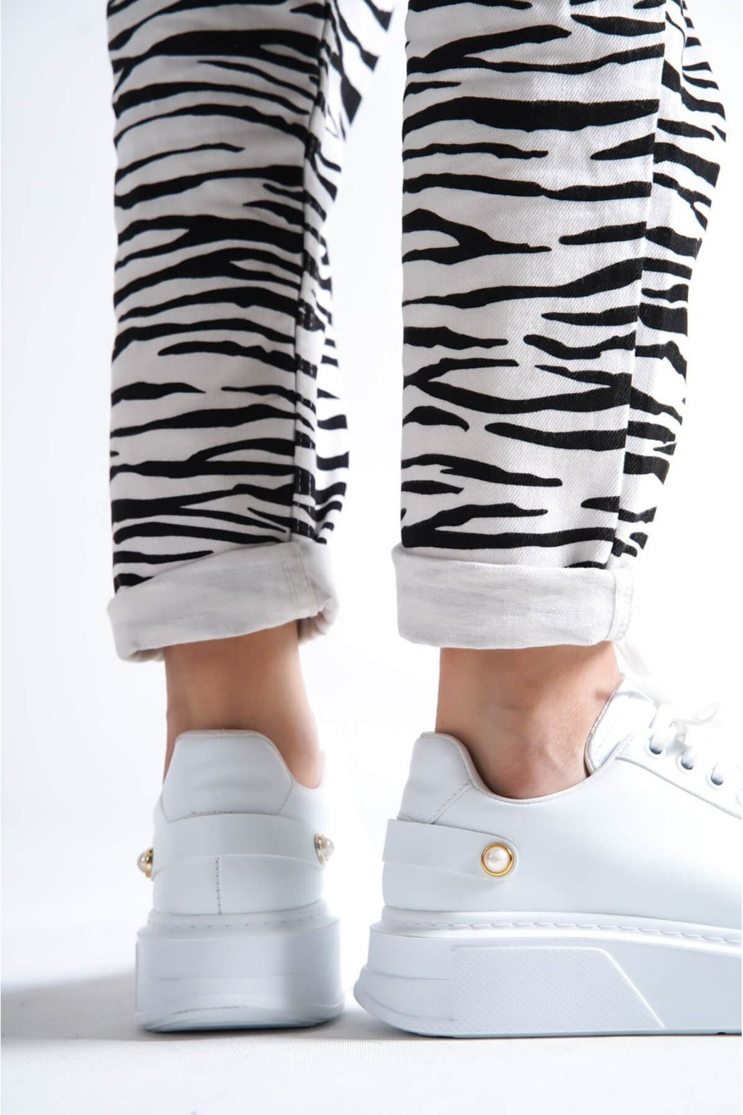 506 WOMEN Trainers Lace Up White New Arrival