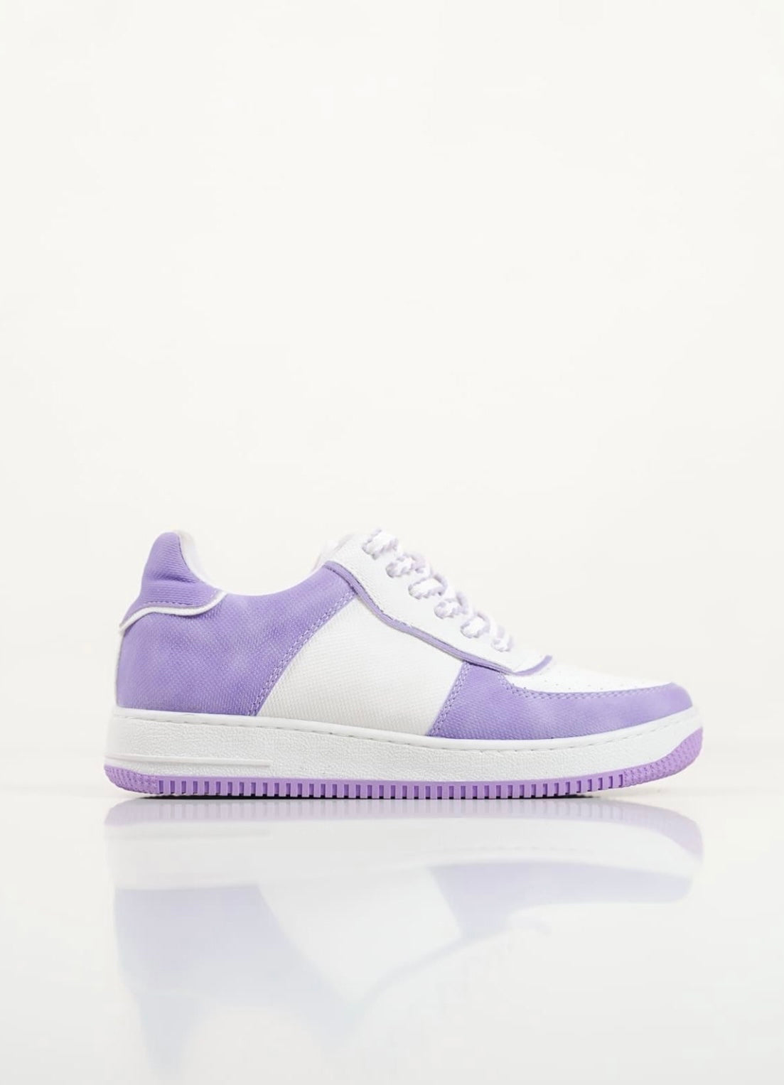 508 WOMEN Trainers Lace Up White & Lilac New Arrival