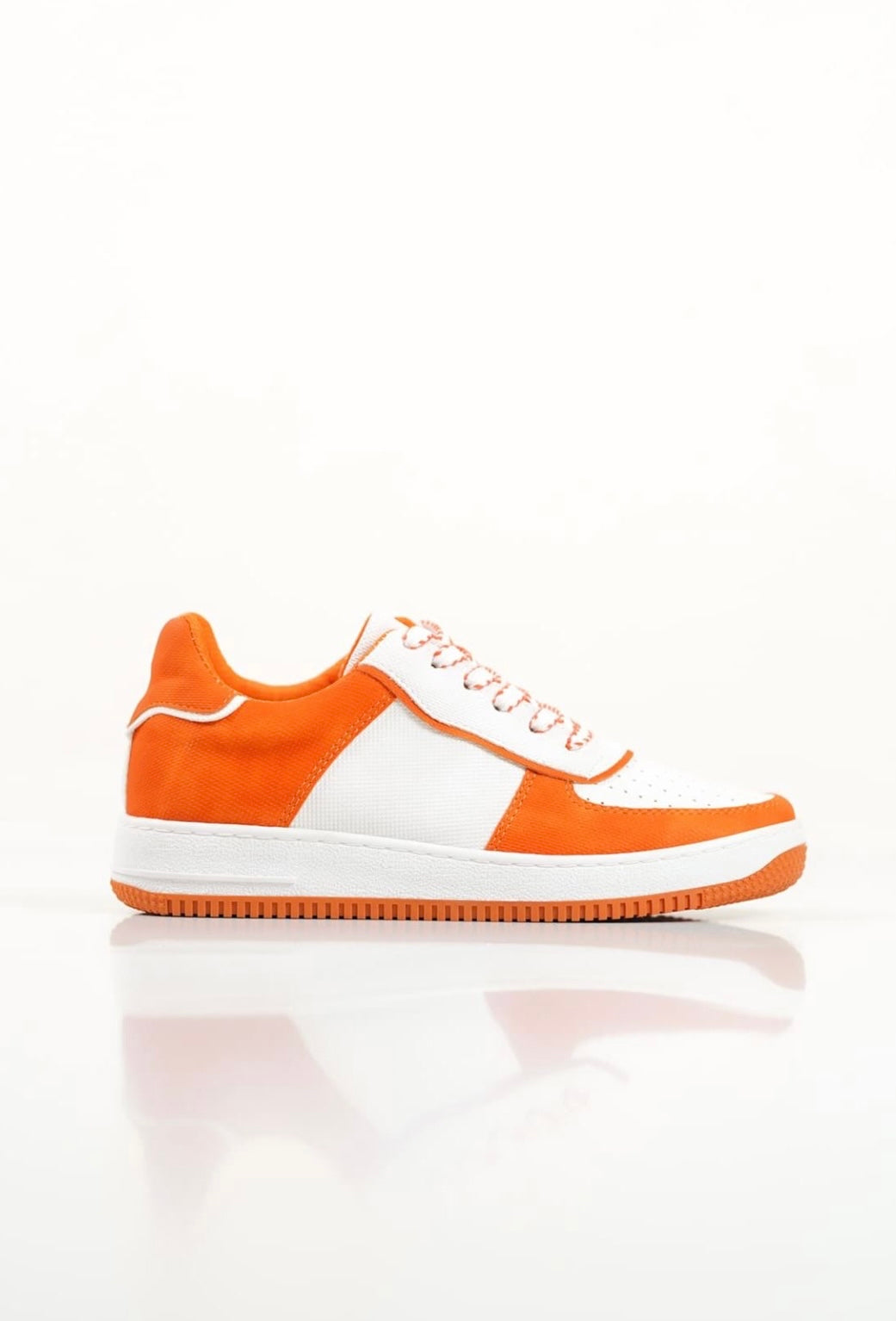 508 WOMEN Trainers Lace Up White & Orange New Arrival