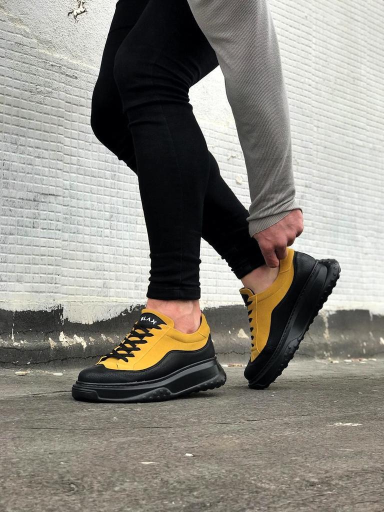 507 Mens Trainers Yellow & Black