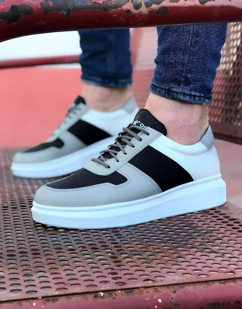 011 Mens Trainers Black & White