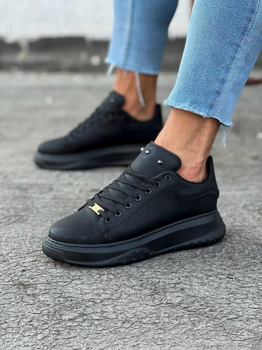 500 Mens Trainers Full Black