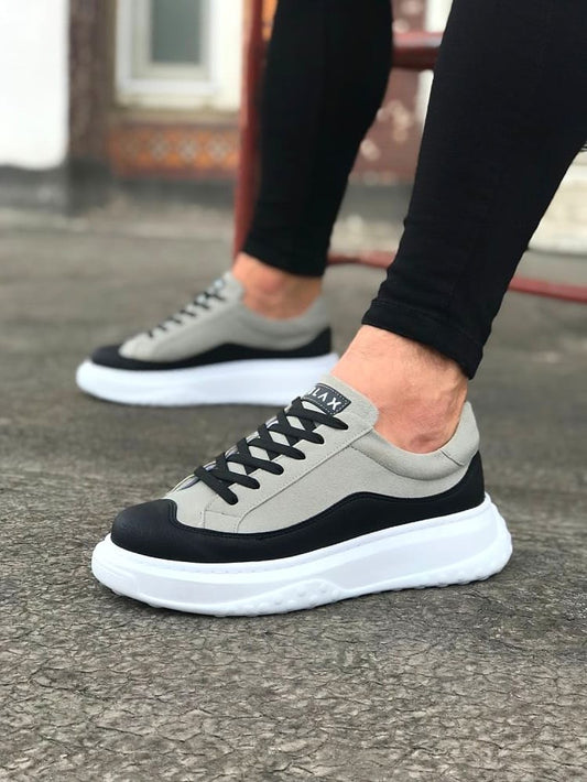 507 Mens Trainers Grey-Black -White