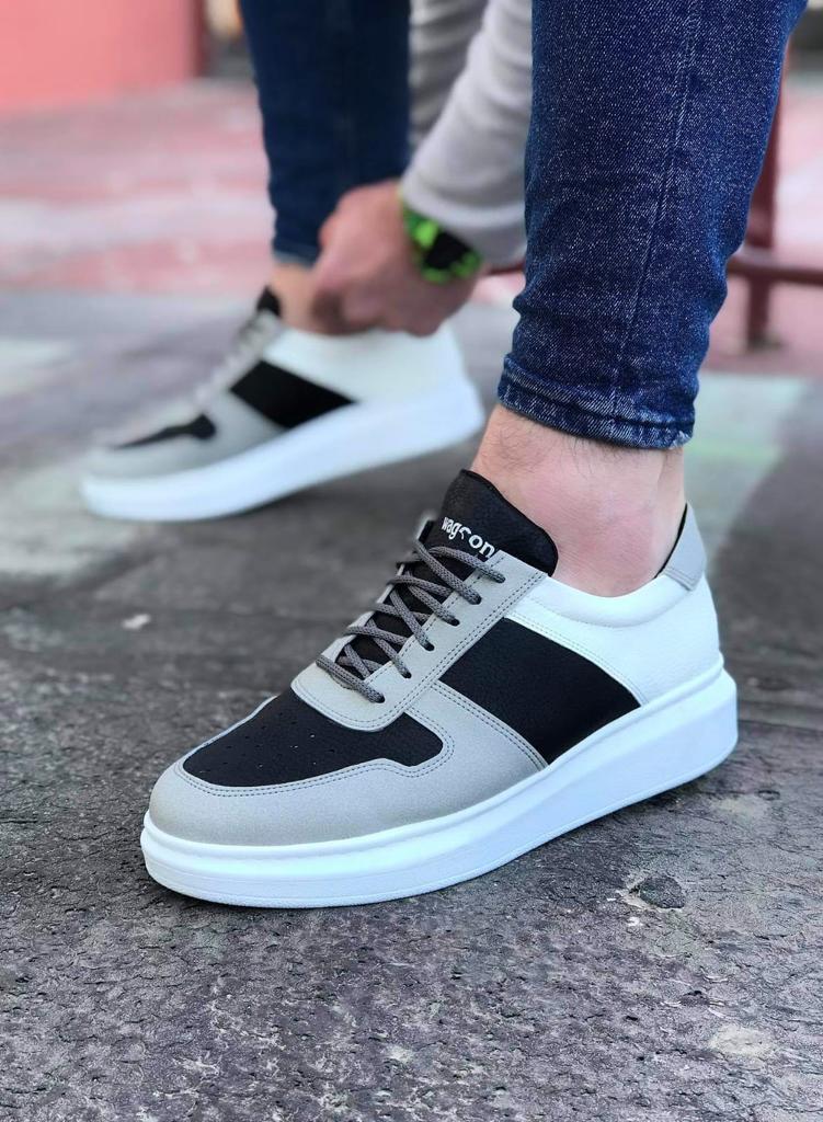 011 Mens Trainers Black & White